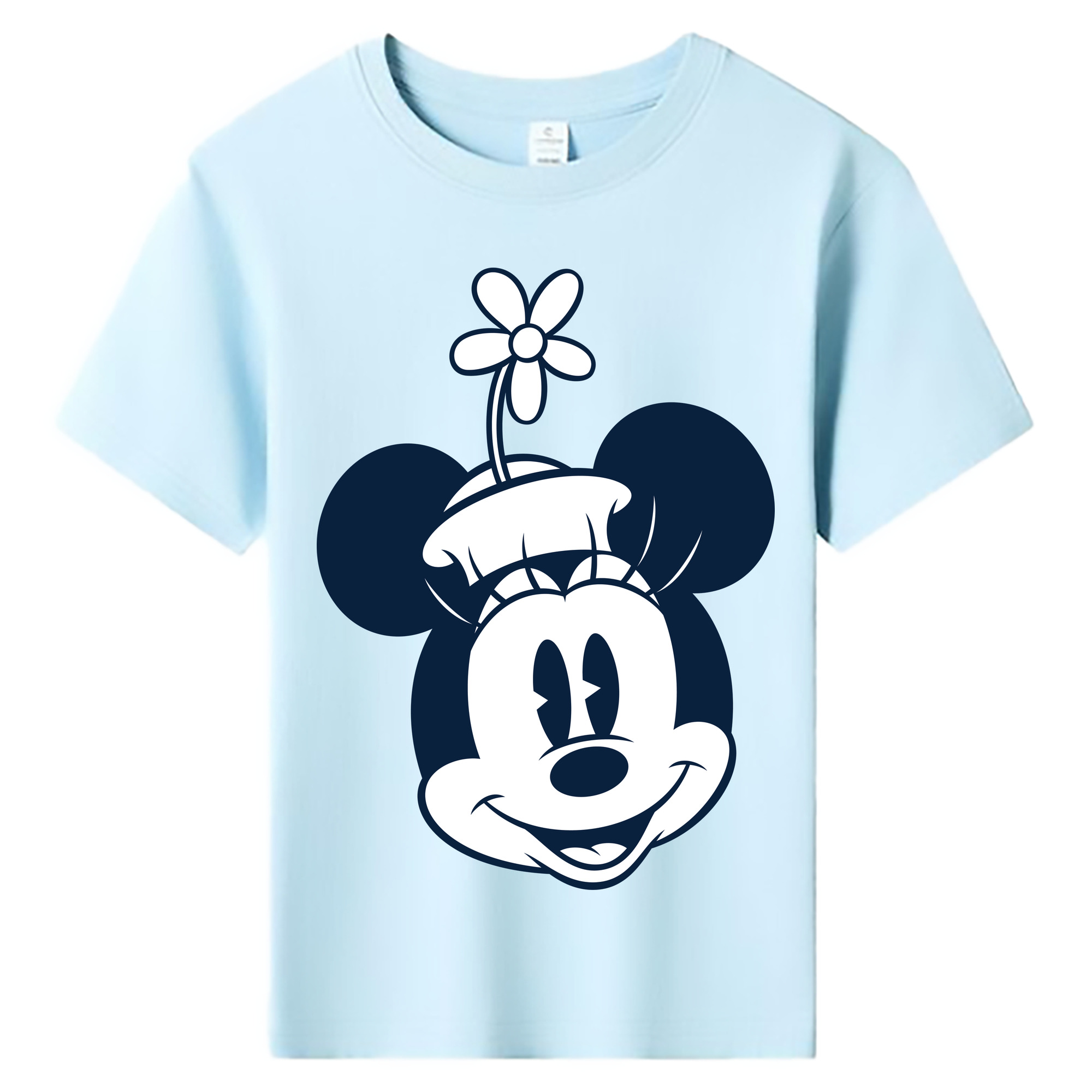 ミッキーマウス Mickey Mouse 綿100％キッズTシャツ（フロントプリント）